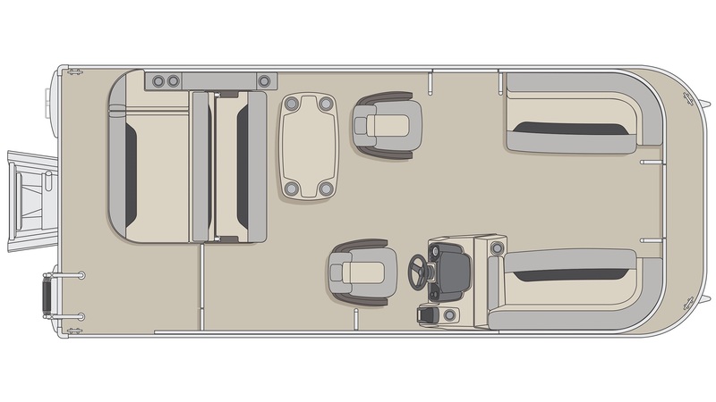 Princecraft Boats  2022 Princecraft Vectra 21 Sport Pontoon Boat in Grey Photo